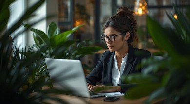 Assistant creating social media content